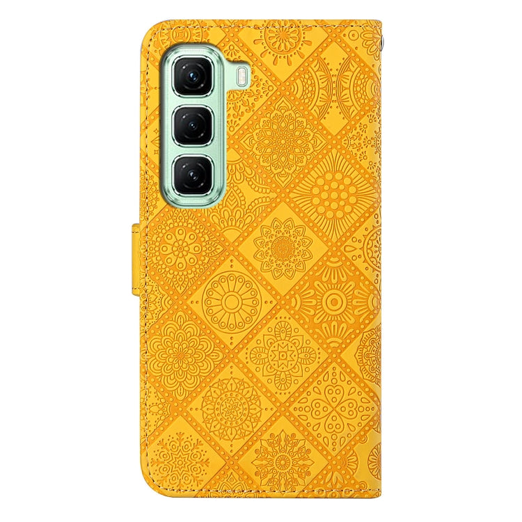 For Infinix Hot 50 4G Ethnic Style Embossed Pattern Leather Phone Case