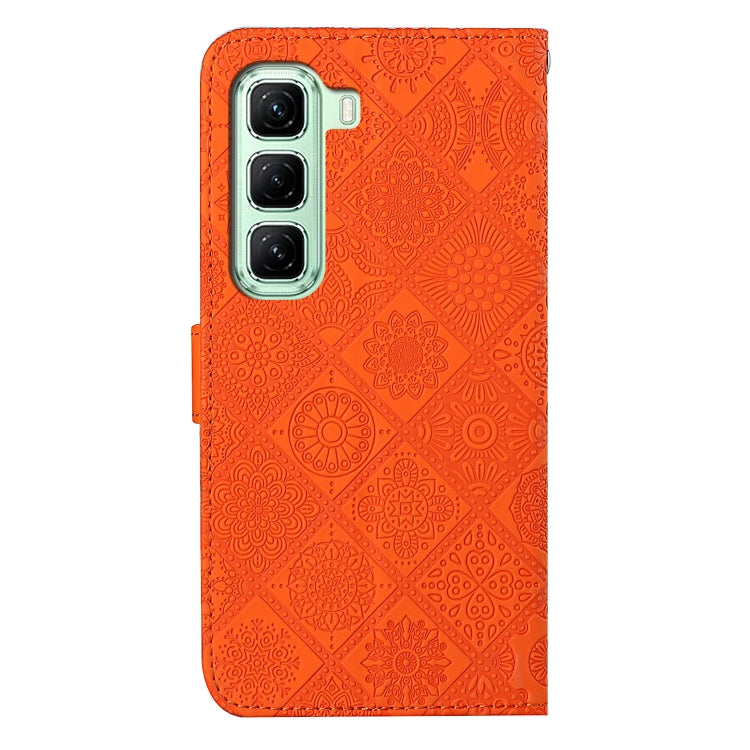 For Infinix Hot 50 4G Ethnic Style Embossed Pattern Leather Phone Case