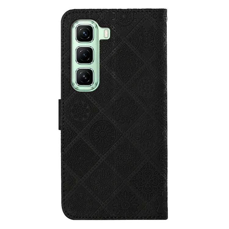 For Infinix Hot 50 4G Ethnic Style Embossed Pattern Leather Phone Case