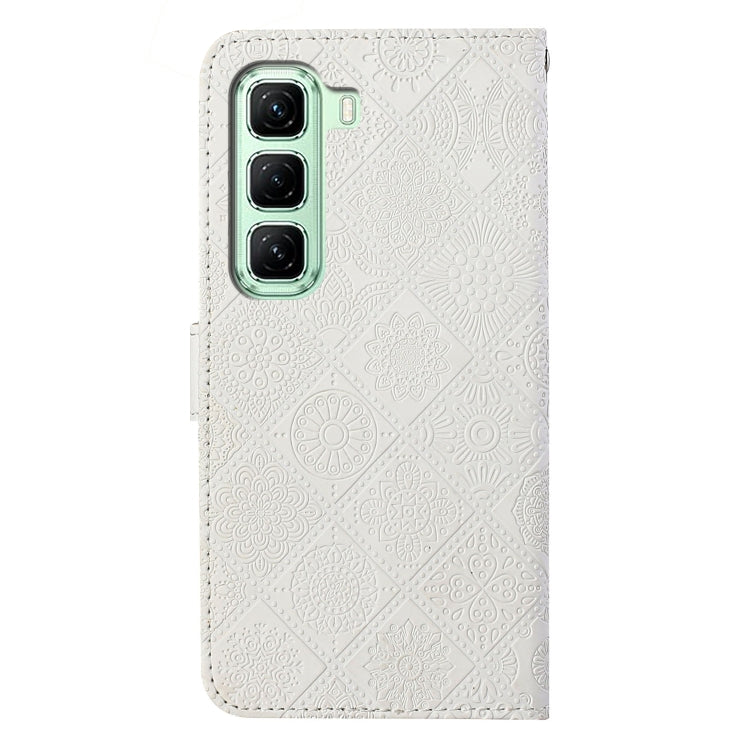 For Infinix Hot 50 4G Ethnic Style Embossed Pattern Leather Phone Case