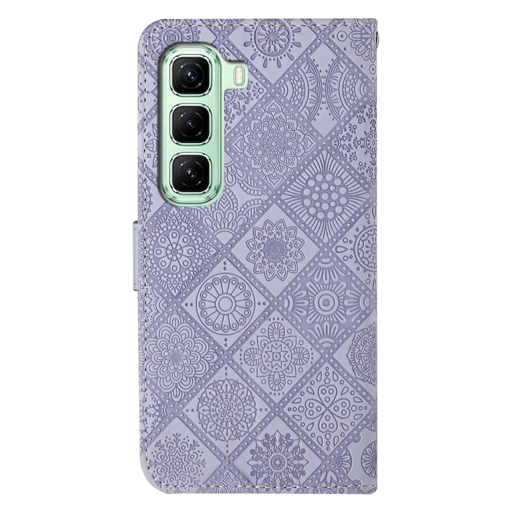 For Infinix Hot 50 4G Ethnic Style Embossed Pattern Leather Phone Case