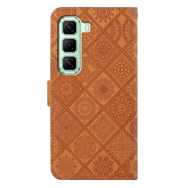 For Infinix Hot 50 5G Ethnic Style Embossed Pattern Leather Phone Case