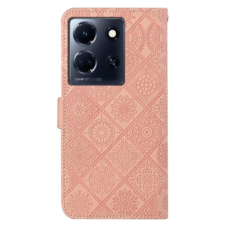 For Infinix Note 30 Ethnic Style Embossed Pattern Leather Phone Case