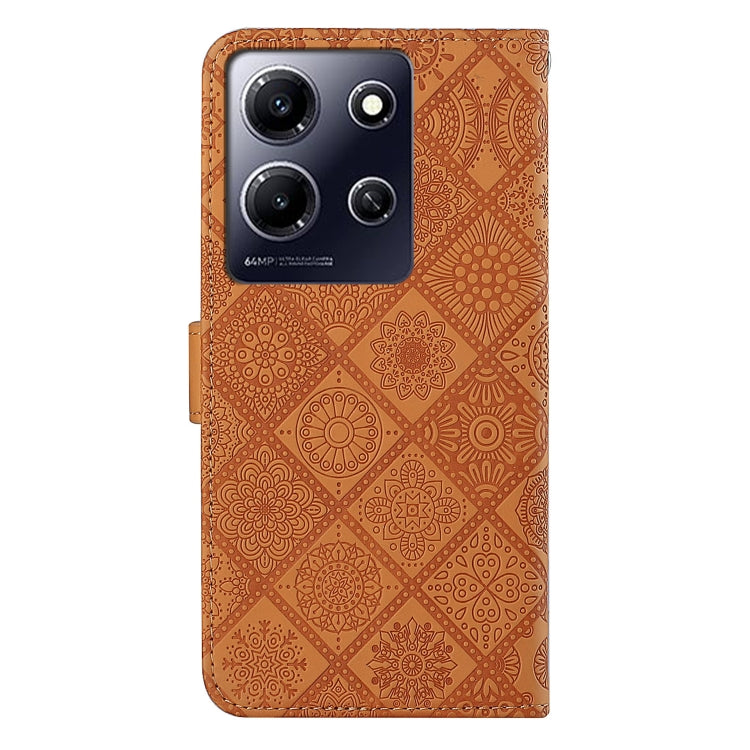 For Infinix Note 30i Ethnic Style Embossed Pattern Leather Phone Case
