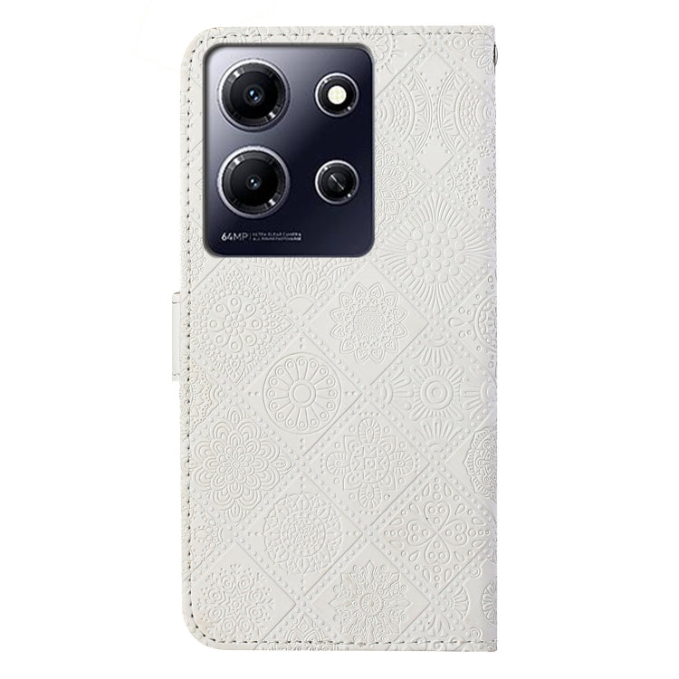 For Infinix Note 30i Ethnic Style Embossed Pattern Leather Phone Case