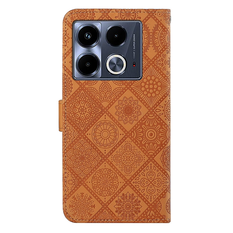 For Infinix Note 40 4G Ethnic Style Embossed Pattern Leather Phone Case