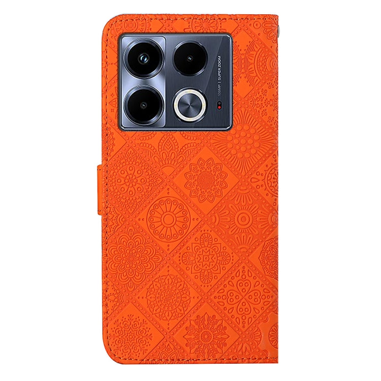 For Infinix Note 40 4G Ethnic Style Embossed Pattern Leather Phone Case