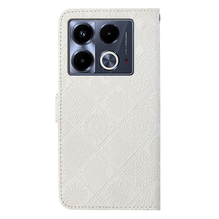 For Infinix Note 40 4G Ethnic Style Embossed Pattern Leather Phone Case