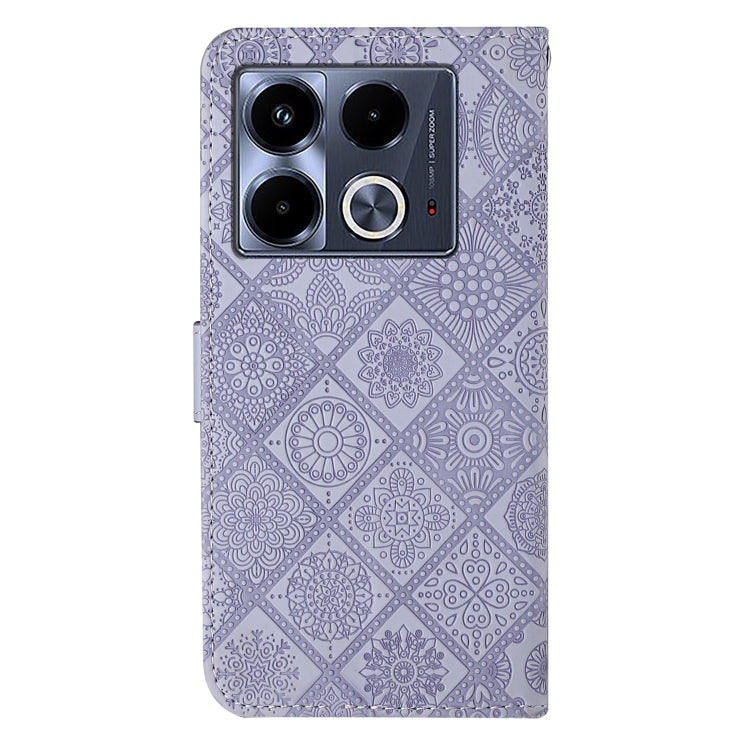 For Infinix Note 40 4G Ethnic Style Embossed Pattern Leather Phone Case