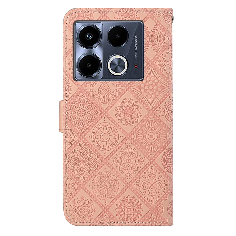 For Infinix Note 40 5G Ethnic Style Embossed Pattern Leather Phone Case