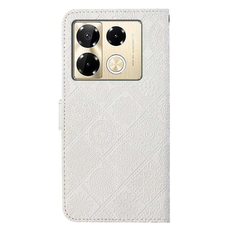 For Infinix Note 40 Pro Ethnic Style Embossed Pattern Leather Phone Case