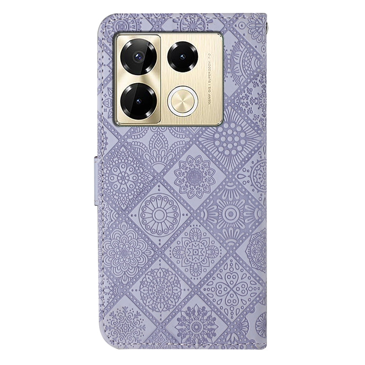 For Infinix Note 40 Pro Ethnic Style Embossed Pattern Leather Phone Case