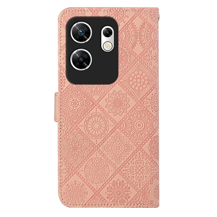 For Infinix Zero 30 4G Ethnic Style Embossed Pattern Leather Phone Case