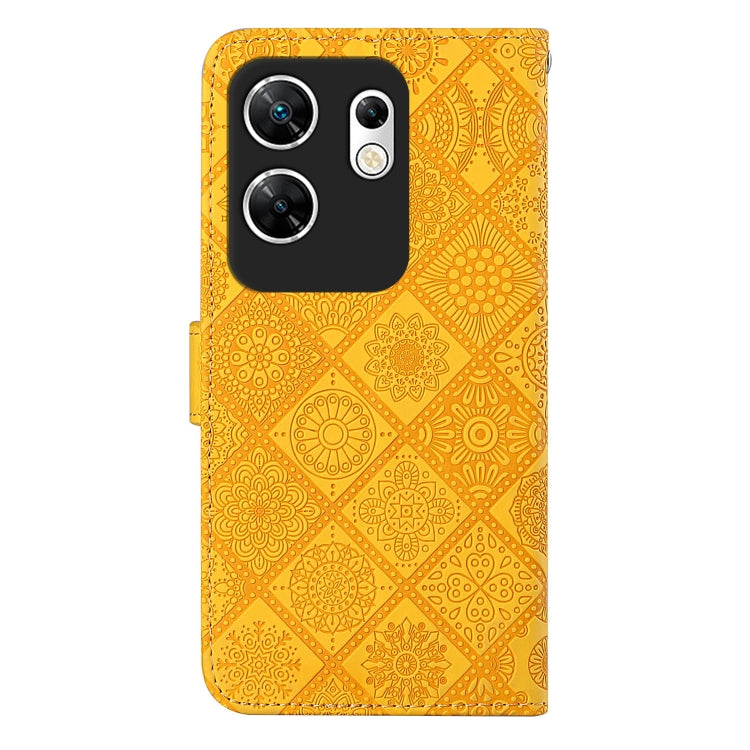 For Infinix Zero 30 4G Ethnic Style Embossed Pattern Leather Phone Case