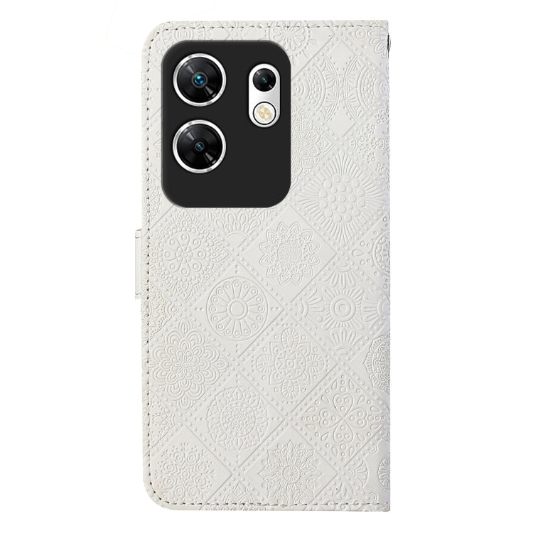 For Infinix Zero 30 4G Ethnic Style Embossed Pattern Leather Phone Case