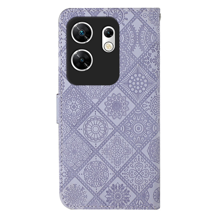 For Infinix Zero 30 4G Ethnic Style Embossed Pattern Leather Phone Case