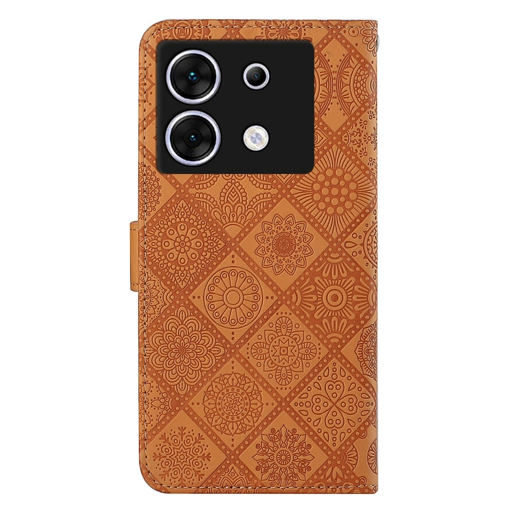 For Infinix Zero 30 5G Ethnic Style Embossed Pattern Leather Phone Case