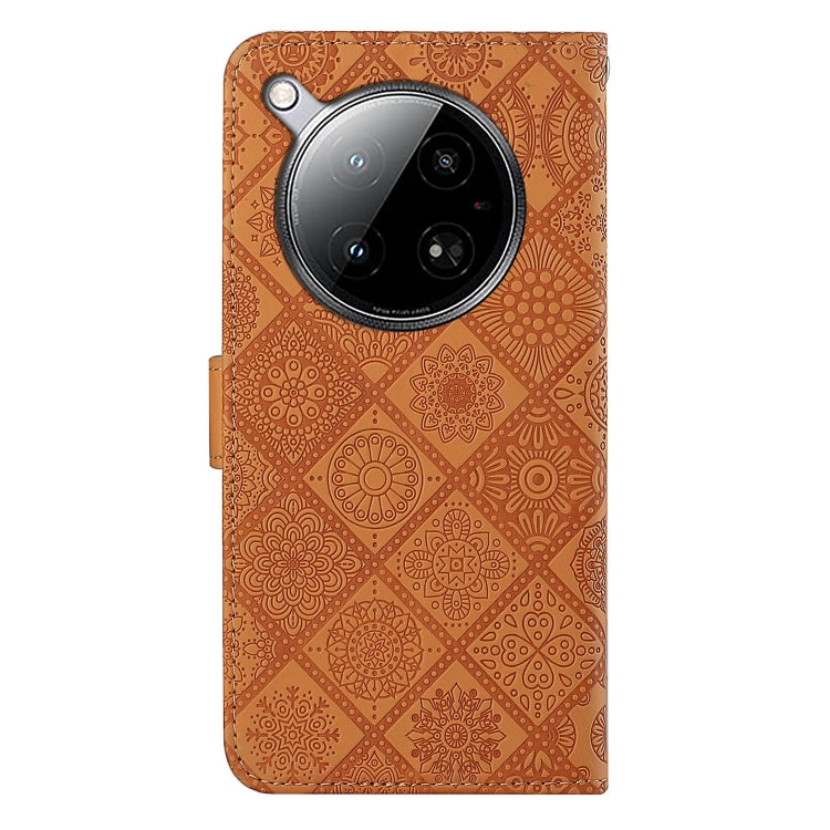 For Infinix Zero 40 4G Ethnic Style Embossed Pattern Leather Phone Case