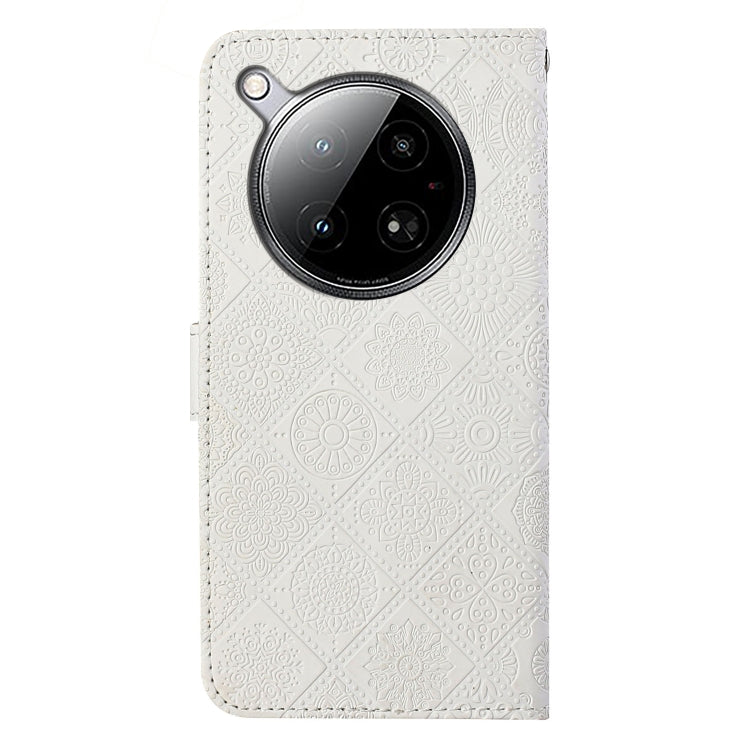 For Infinix Zero 40 4G Ethnic Style Embossed Pattern Leather Phone Case