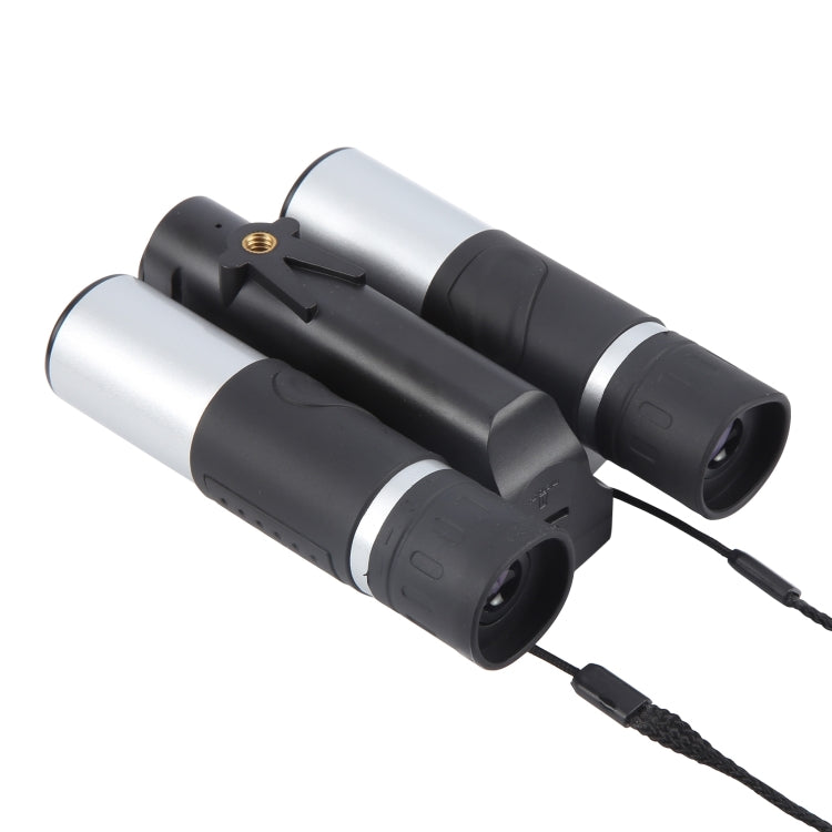 10X 1.5 inch LCD Screen Binocular Telescope Digital Camera - Silver Black