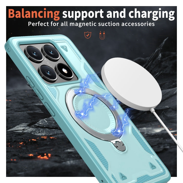 For Xiaomi 14T Pro PC Hybrid TPU Armor MagSafe Ring Holder Phone Case