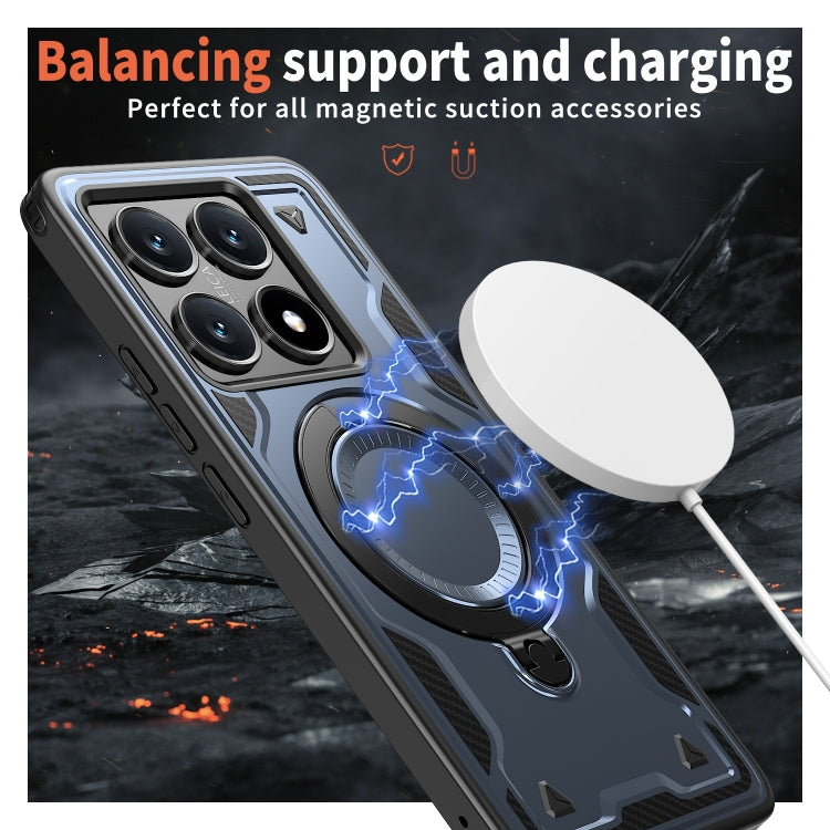 For Xiaomi 14T Pro PC Hybrid TPU Armor MagSafe Ring Holder Phone Case