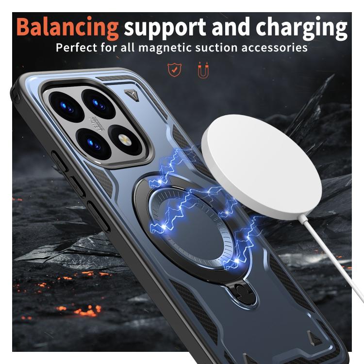 For Xiaomi 15T PC Hybrid TPU Armor MagSafe Ring Holder Phone Case