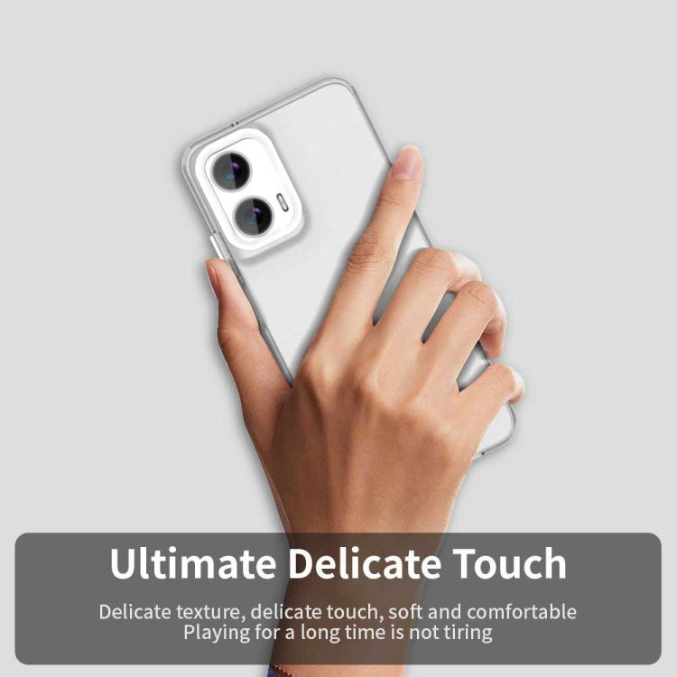 For Motorola Moto G35 5G Candy PC Hybrid TPU Shockproof Phone Case