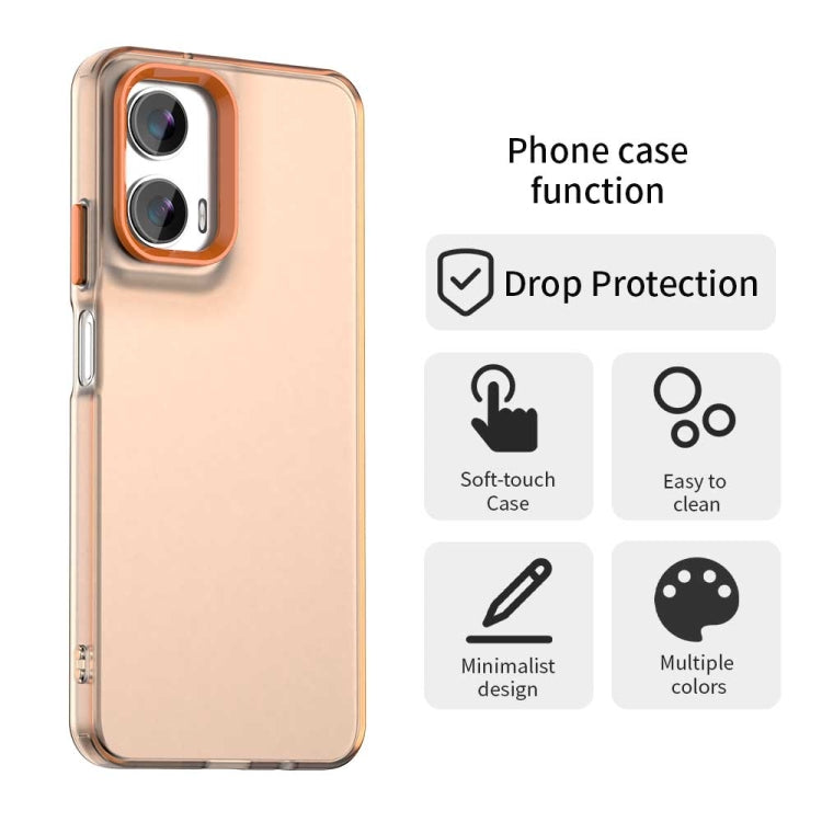 For Motorola Moto G35 5G Candy PC Hybrid TPU Shockproof Phone Case