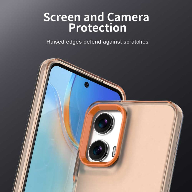 For Motorola Moto G35 5G Candy PC Hybrid TPU Shockproof Phone Case