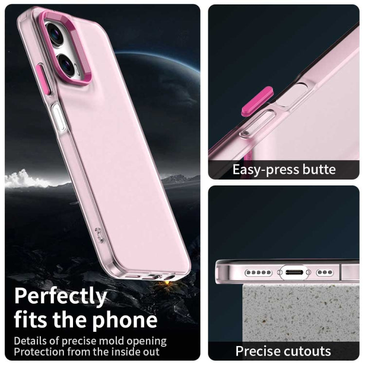 For Motorola Moto G35 5G Candy PC Hybrid TPU Shockproof Phone Case