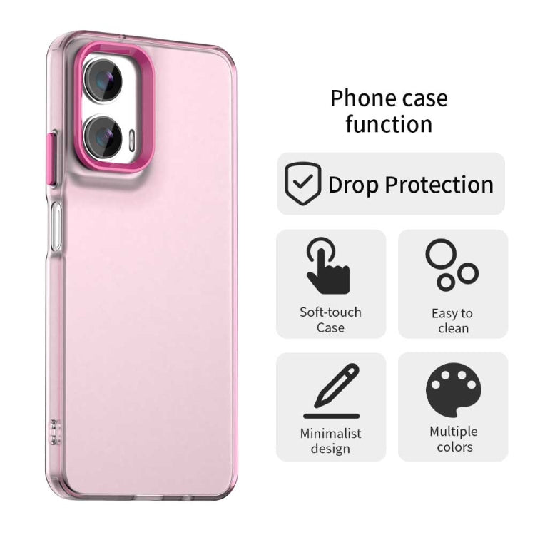 For Motorola Moto G35 5G Candy PC Hybrid TPU Shockproof Phone Case