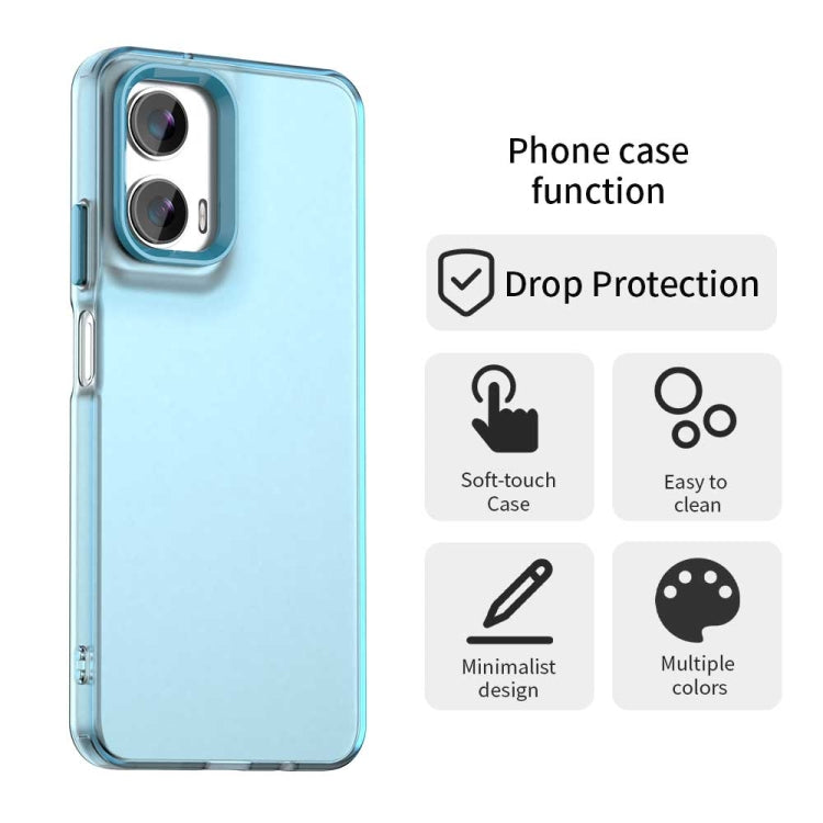 For Motorola Moto G35 5G Candy PC Hybrid TPU Shockproof Phone Case