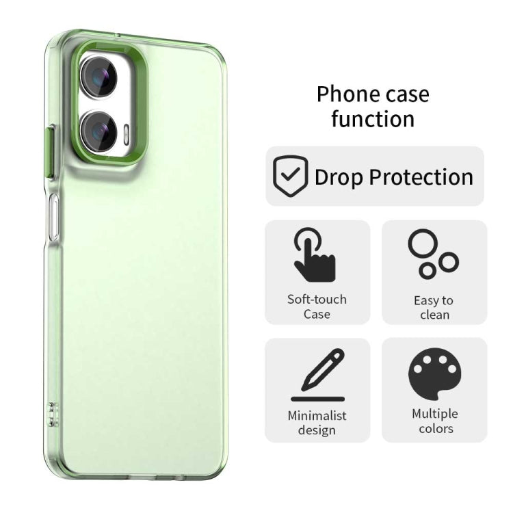 For Motorola Moto G35 5G Candy PC Hybrid TPU Shockproof Phone Case