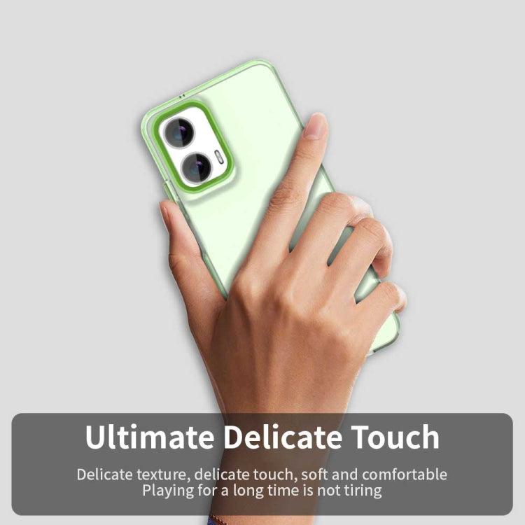 For Motorola Moto G35 5G Candy PC Hybrid TPU Shockproof Phone Case