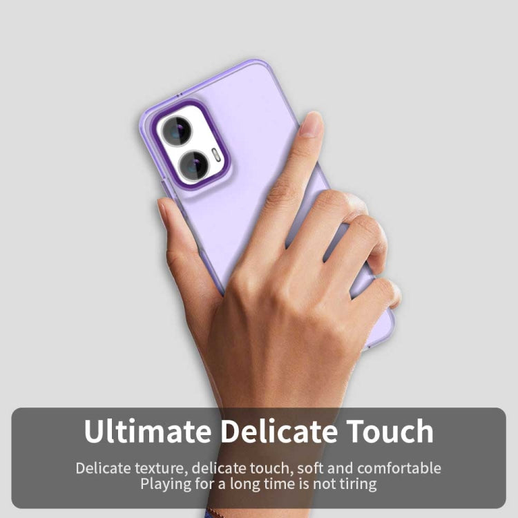 For Motorola Moto G35 5G Candy PC Hybrid TPU Shockproof Phone Case
