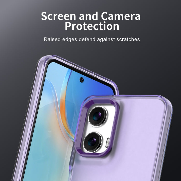 For Motorola Moto G35 5G Candy PC Hybrid TPU Shockproof Phone Case