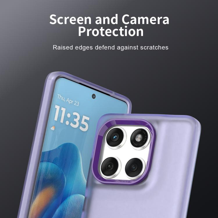 For Motorola Edge 60 Fusion Candy PC Hybrid TPU Shockproof Phone Case