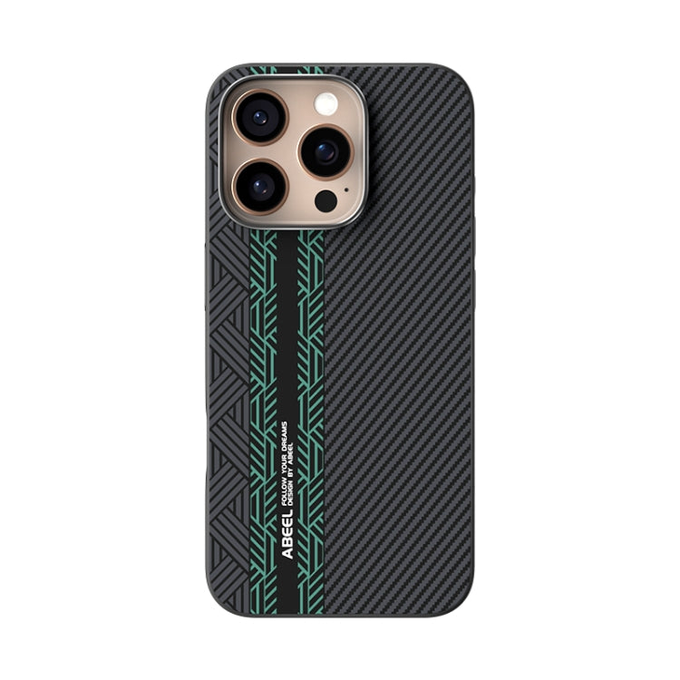 For iPhone 16 Pro Max ABEEL 6D Micro Relief MagSafe Magnetic Phone Case