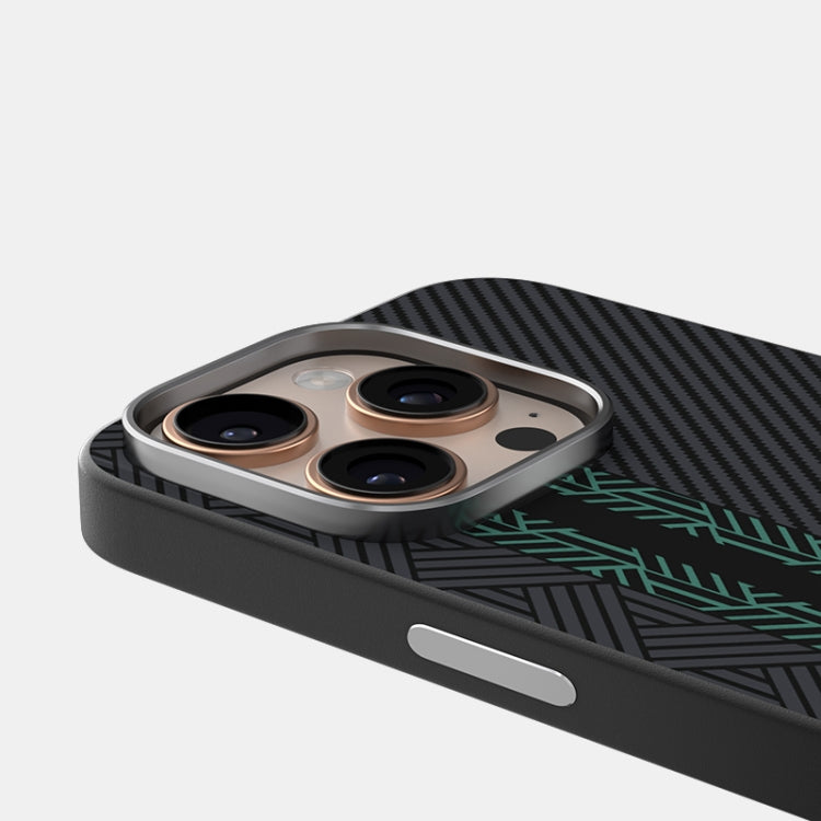 For iPhone 16 Pro Max ABEEL 6D Micro Relief MagSafe Magnetic Phone Case