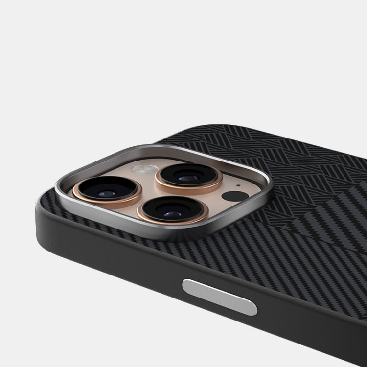 For iPhone 16 Pro Max ABEEL 6D Micro Relief MagSafe Magnetic Phone Case