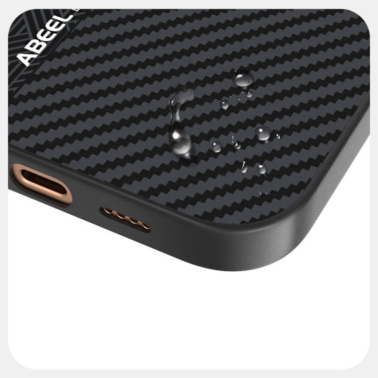 For iPhone 16 Pro ABEEL 6D Micro Relief MagSafe Magnetic Phone Case