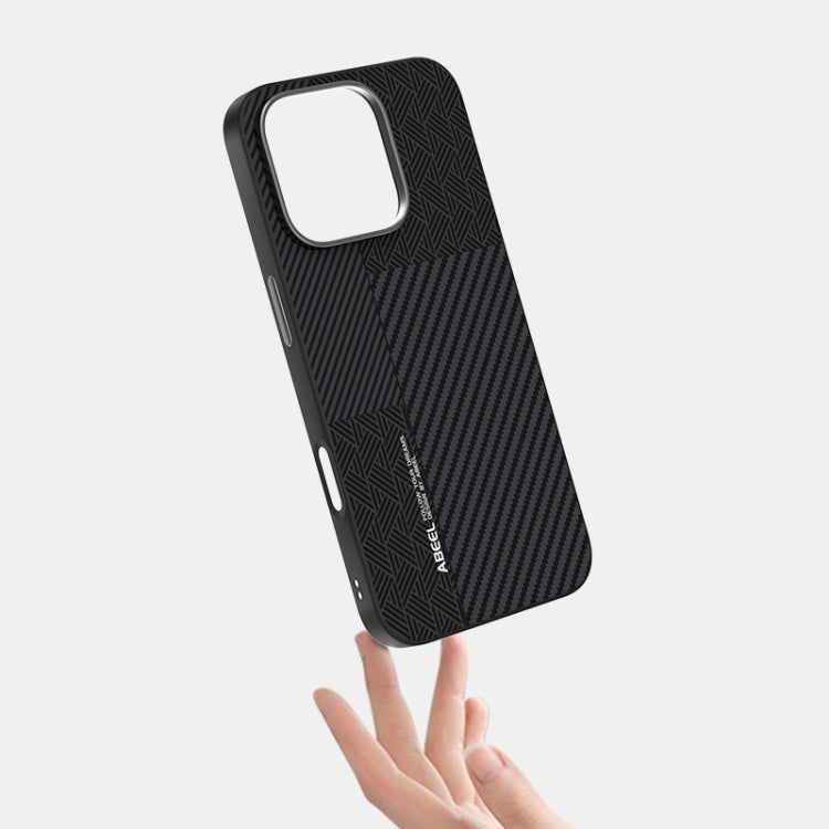 For iPhone 16 Pro ABEEL 6D Micro Relief MagSafe Magnetic Phone Case