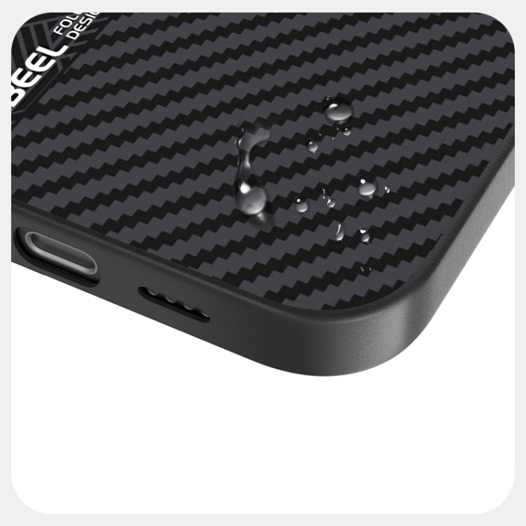 For iPhone 16 Plus ABEEL 6D Micro Relief MagSafe Magnetic Phone Case