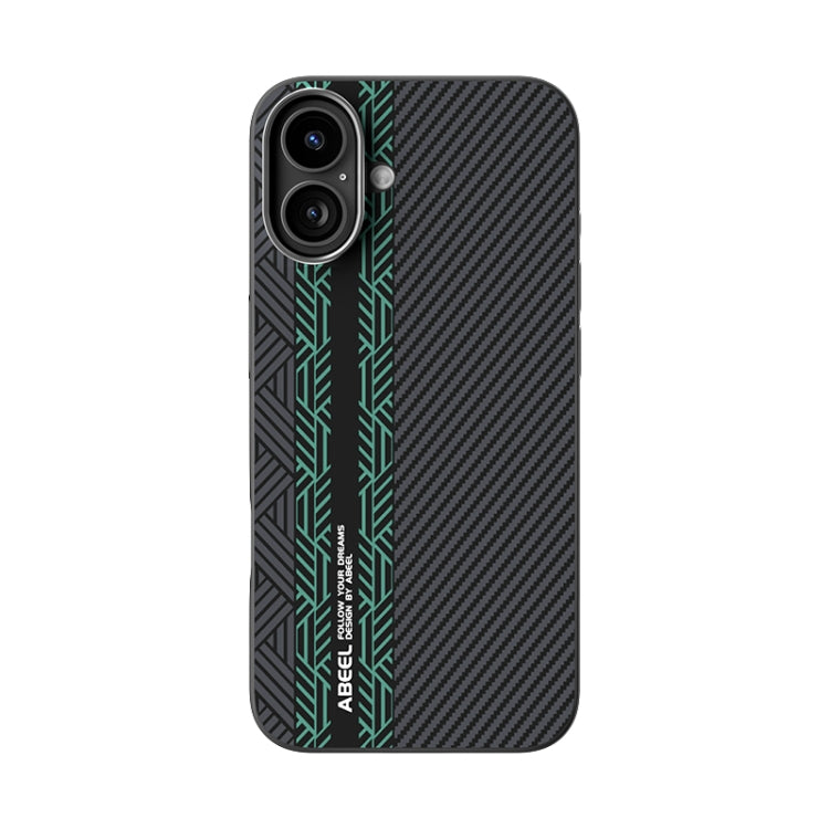 For iPhone 16 ABEEL 6D Micro Relief MagSafe Magnetic Phone Case