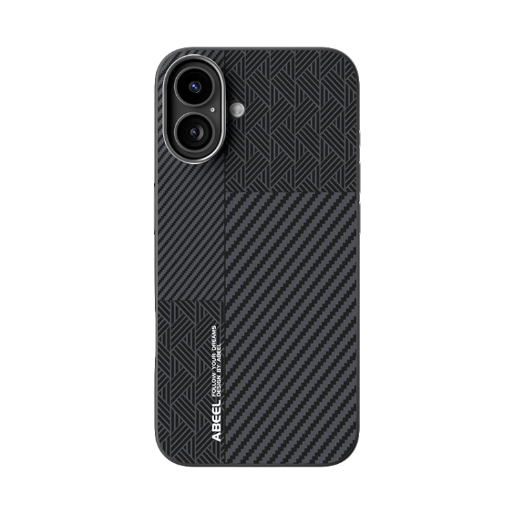 For iPhone 16 ABEEL 6D Micro Relief MagSafe Magnetic Phone Case