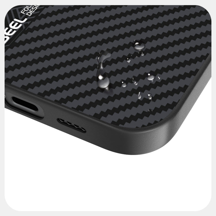 For iPhone 15 ABEEL 6D Micro Relief MagSafe Magnetic Phone Case
