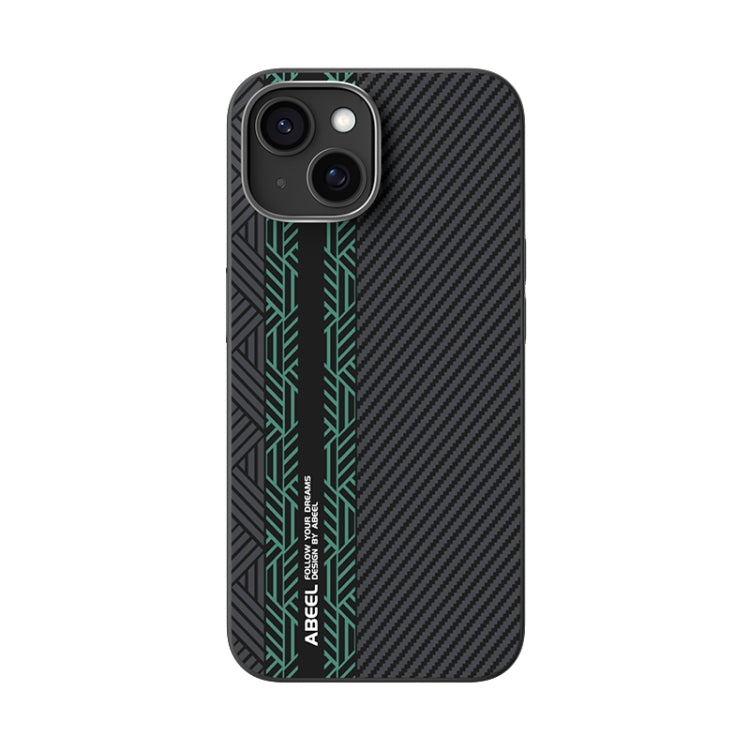 For iPhone 14 ABEEL 6D Micro Relief MagSafe Magnetic Phone Case
