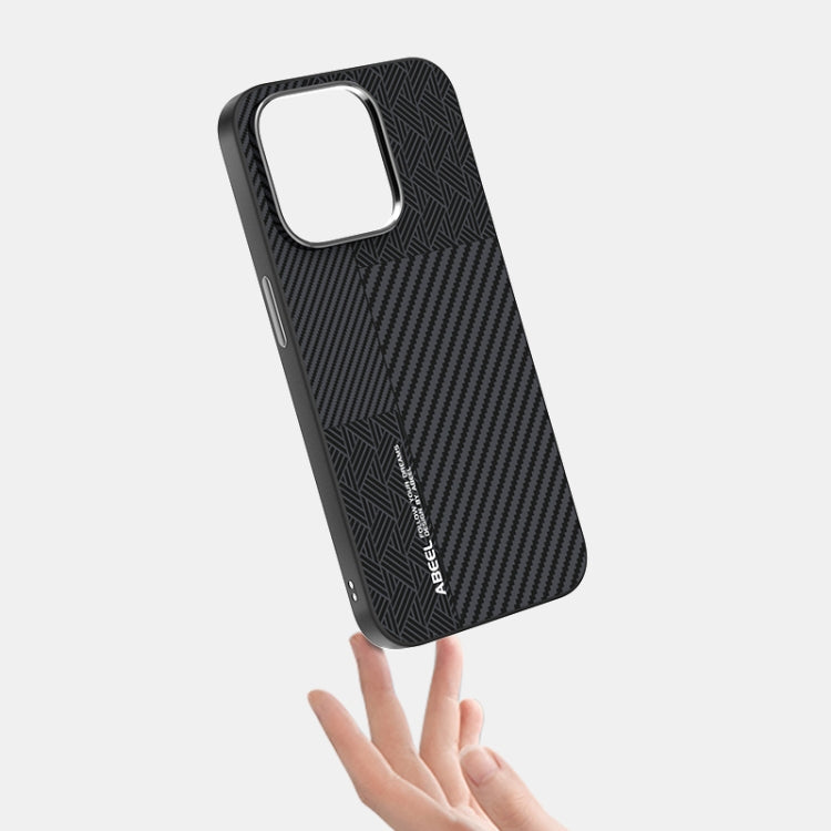 For iPhone 14 Pro ABEEL 6D Micro Relief MagSafe Magnetic Phone Case
