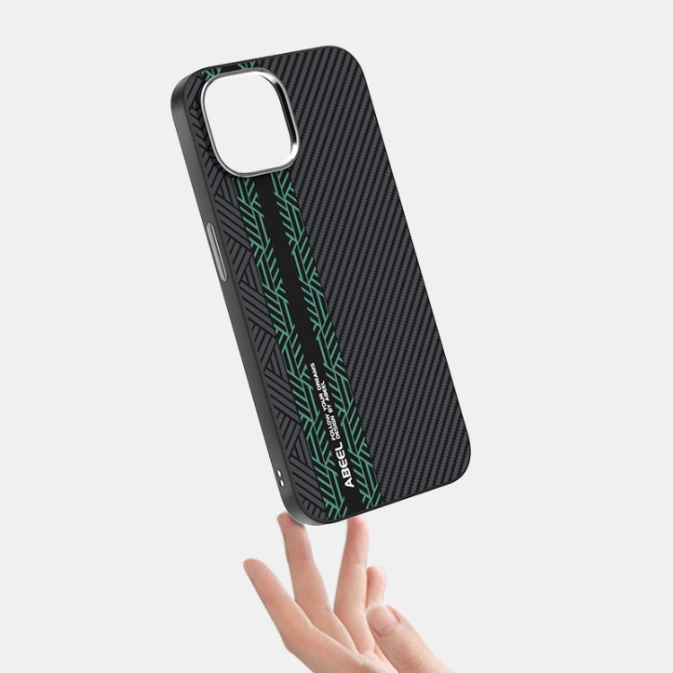 For iPhone 13 ABEEL 6D Micro Relief MagSafe Magnetic Phone Case